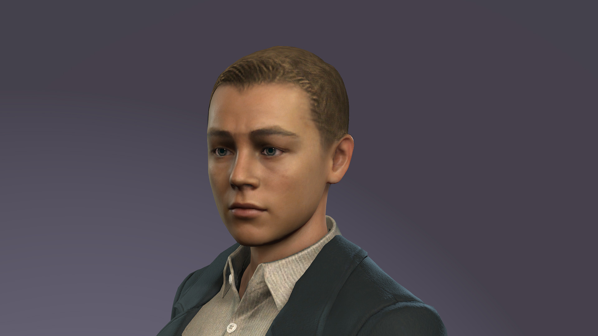 Realistic Male Leonardo DiCaprio Jack in Titanic meta human 3D model_21