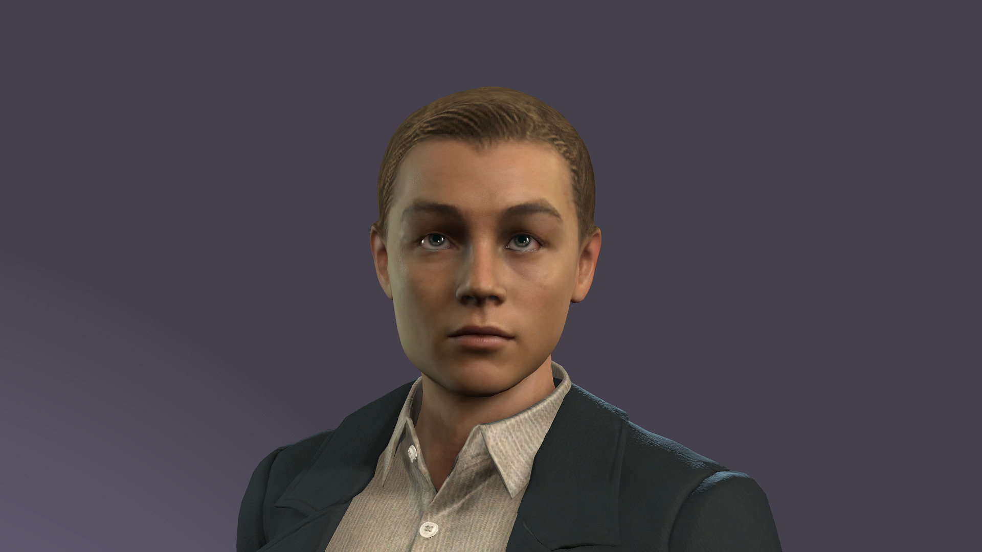 Realistic Male Leonardo DiCaprio Jack in Titanic meta human 3D model_13