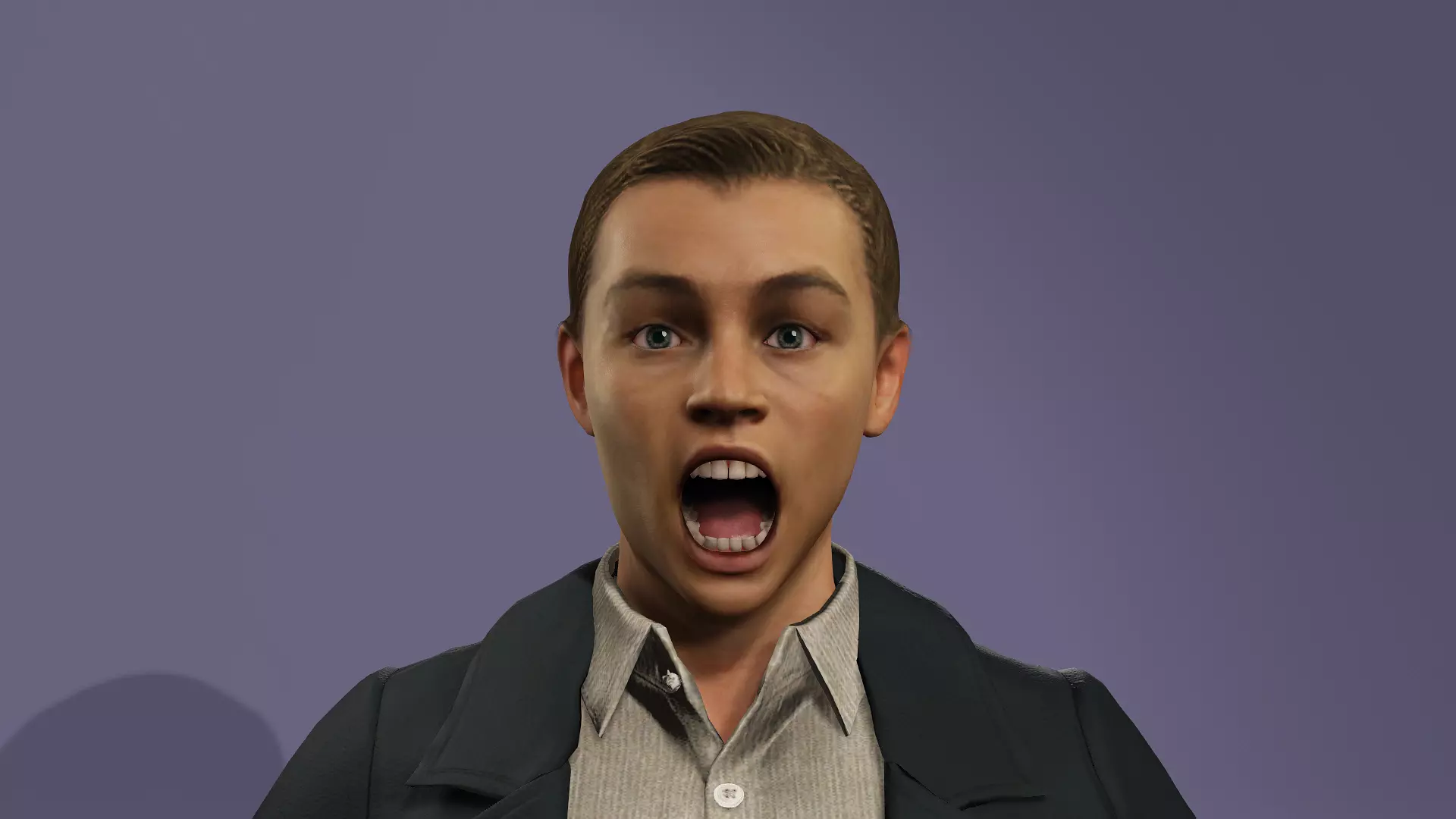 Realistic Male Leonardo DiCaprio Jack in Titanic meta human 3D model_5
