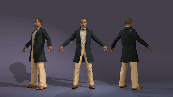 Leonardo DiCaprio Jack in Titanic meta human 3D model