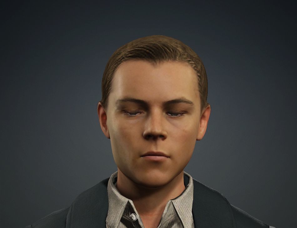 Realistic Male Leonardo DiCaprio Jack in Titanic meta human 3D model_18