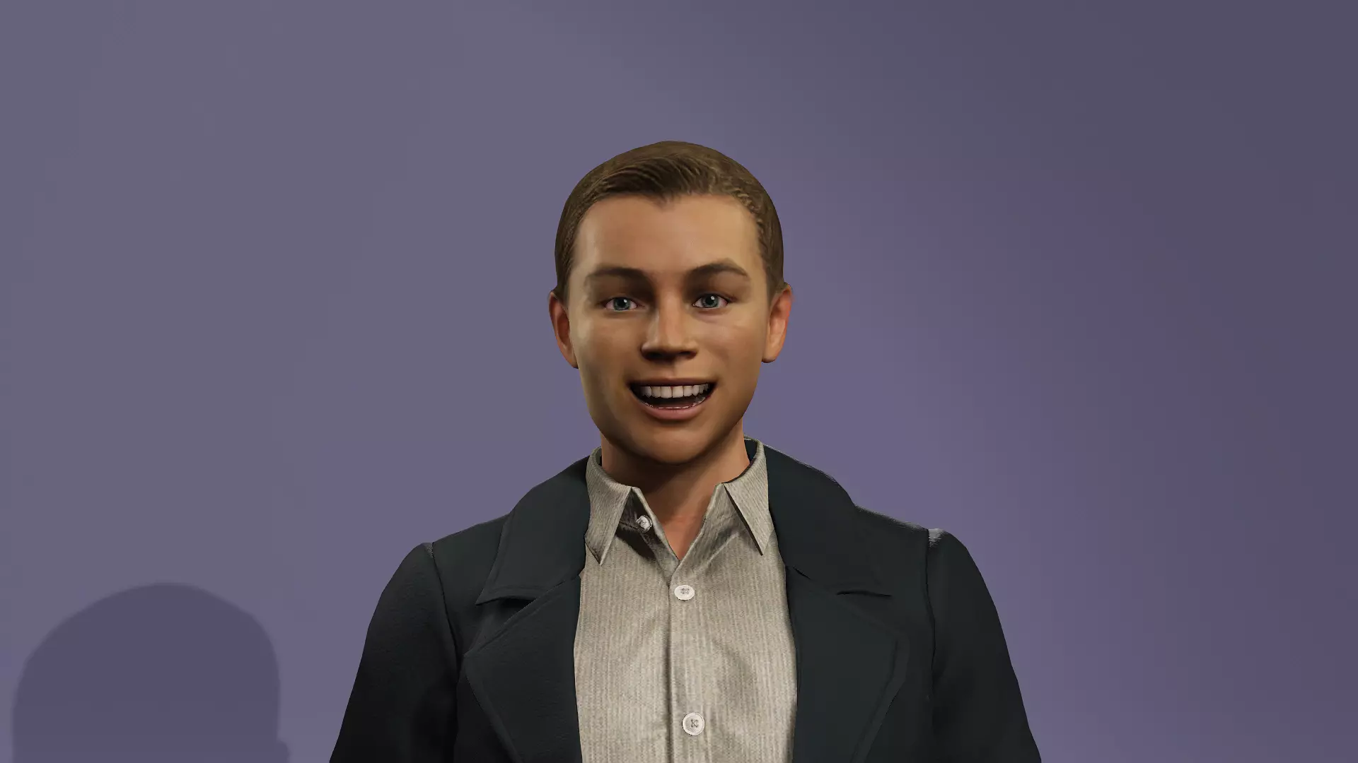 Realistic Male Leonardo DiCaprio Jack in Titanic meta human 3D model_6