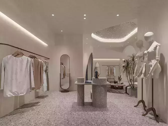 clothing store interior 