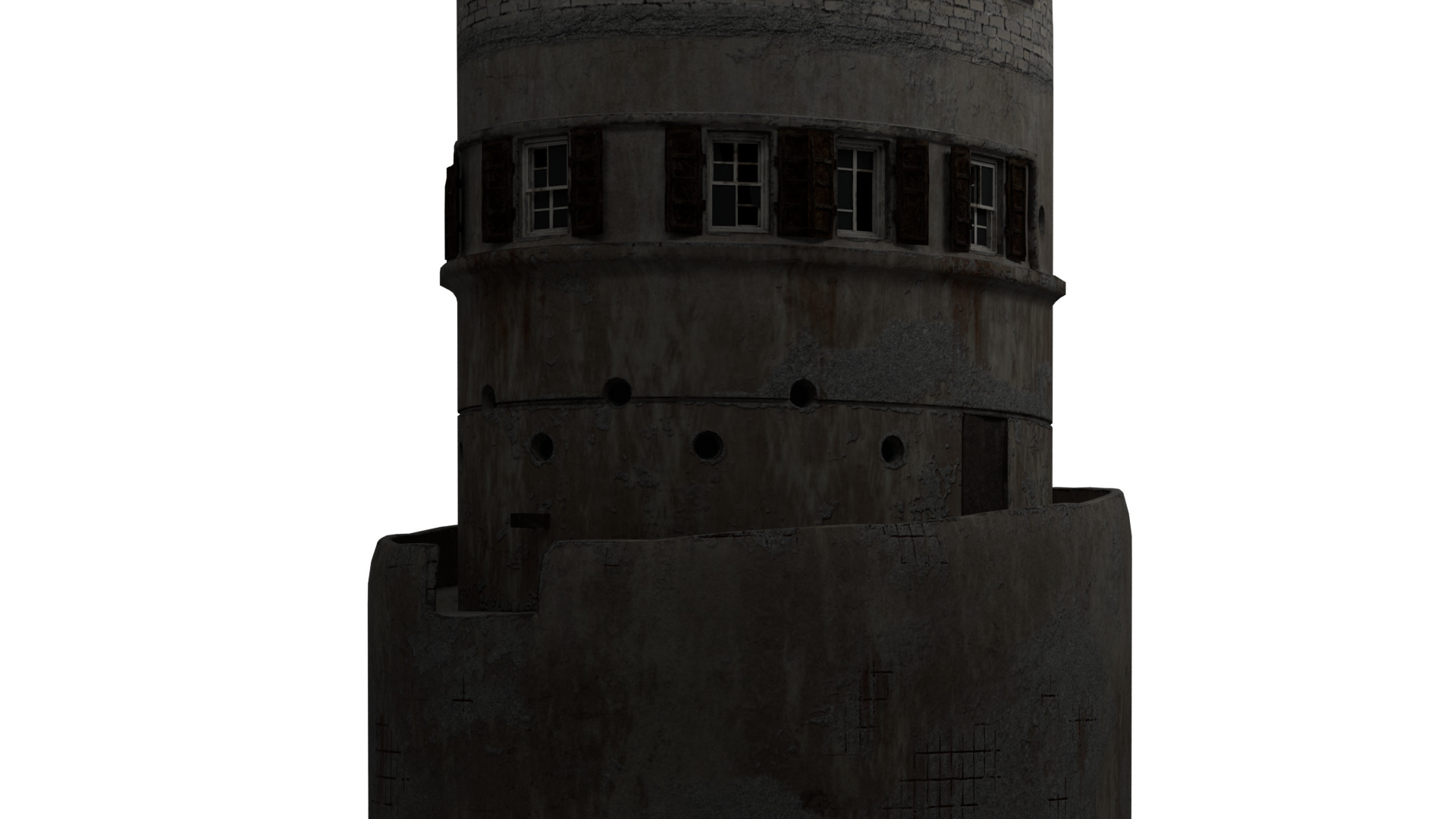 Lighthouse Low-poly 3D model_3