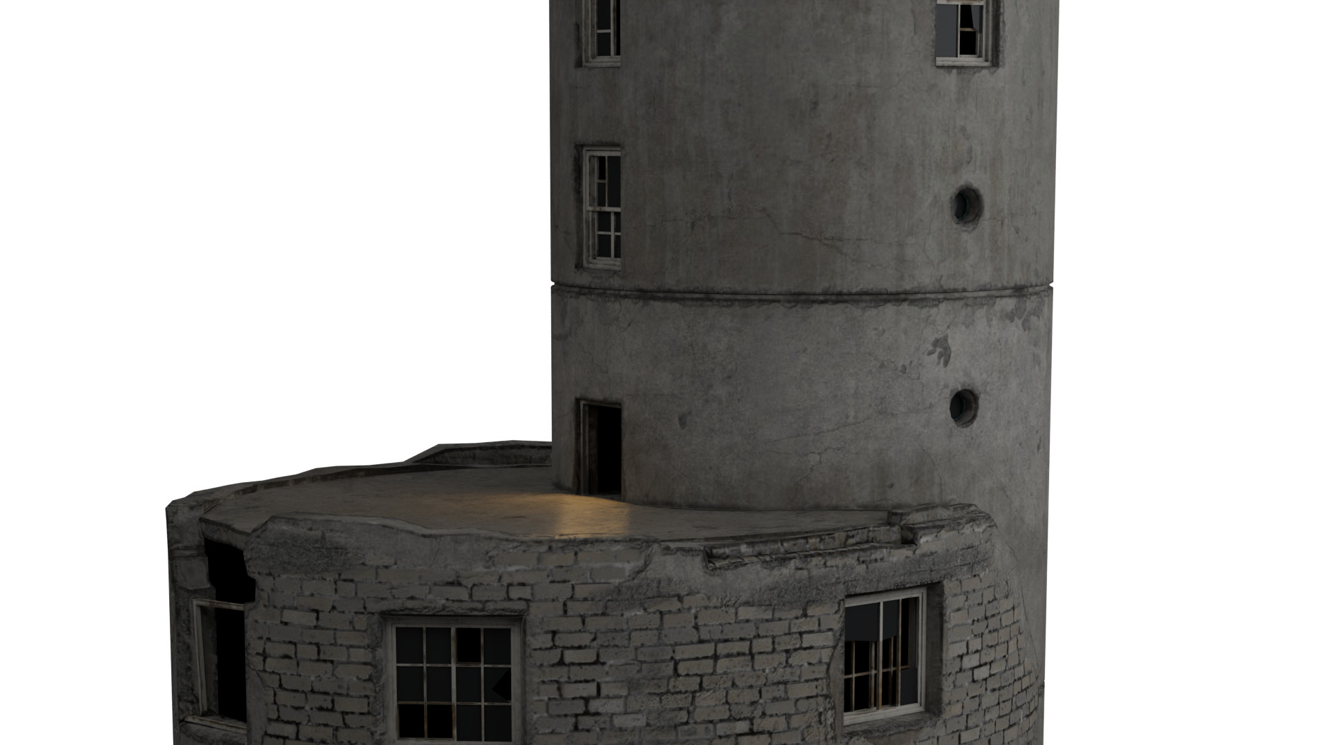 Lighthouse Low-poly 3D model_2