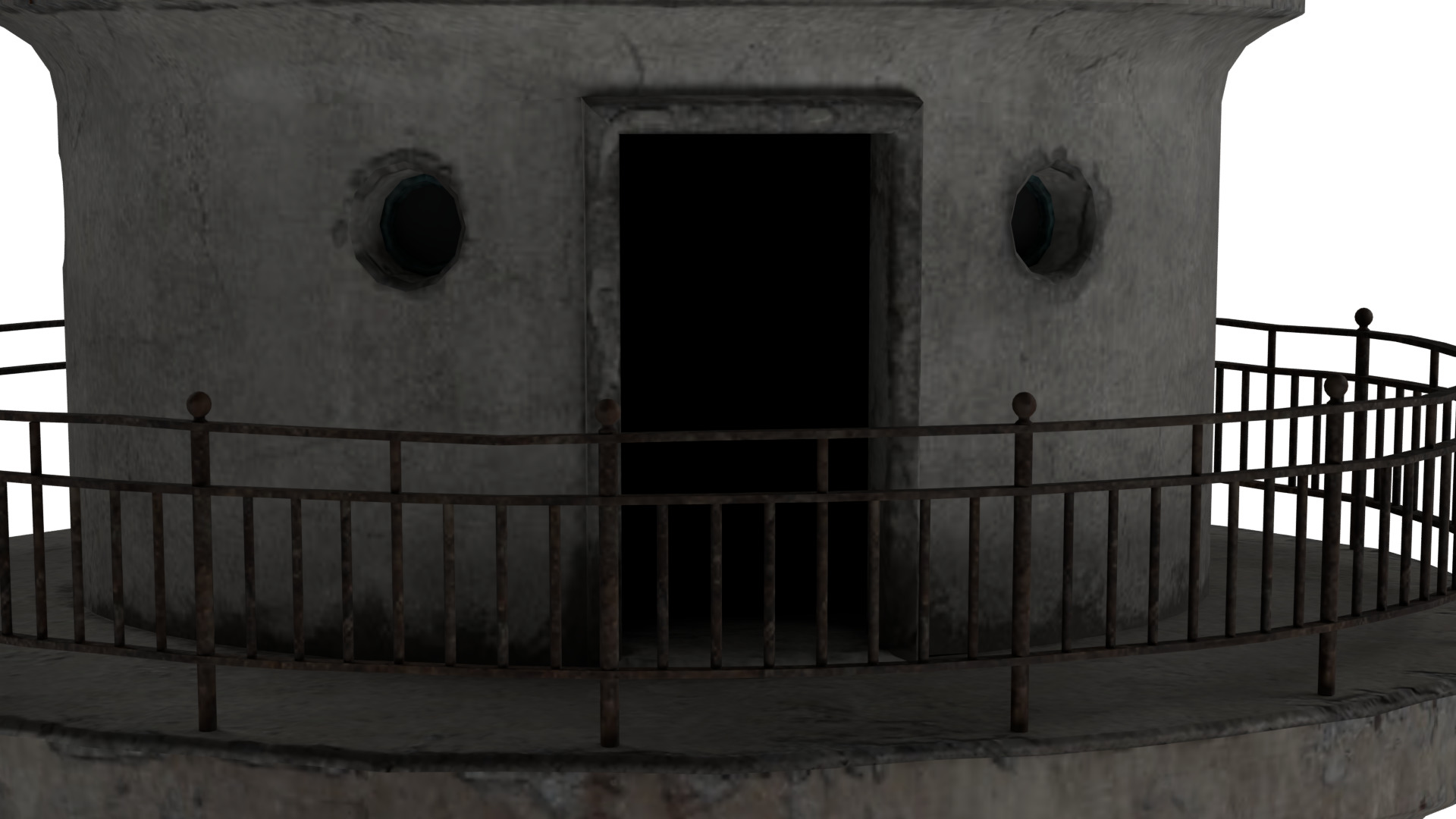 Lighthouse Low-poly 3D model_10