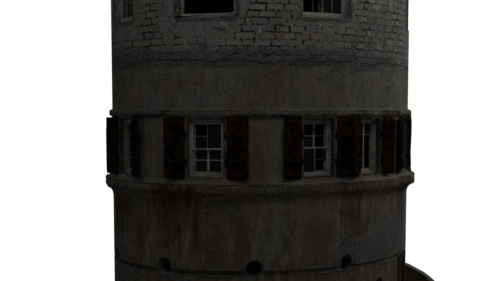 Lighthouse Low-poly 3D model_5