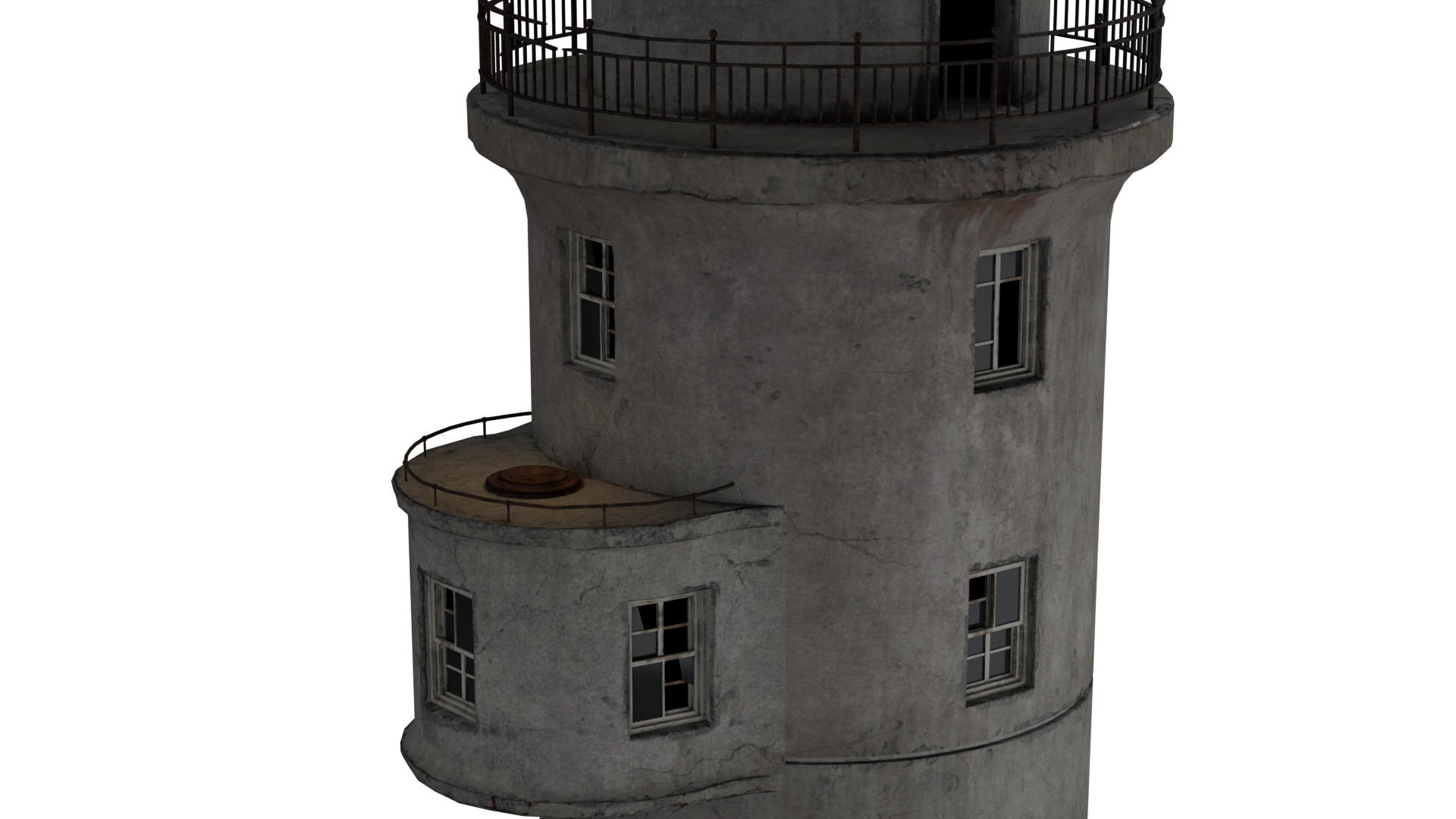 Lighthouse Low-poly 3D model_1