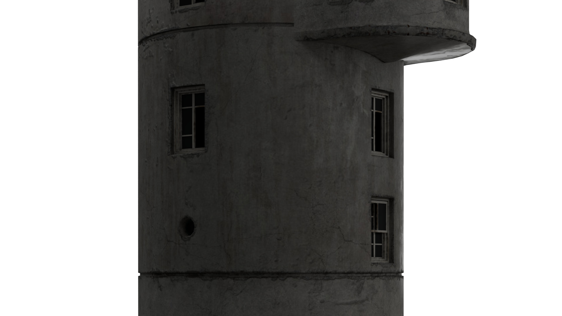 Lighthouse Low-poly 3D model_6