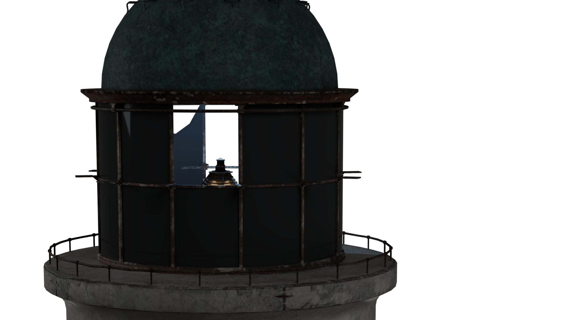 Lighthouse Low-poly 3D model_8