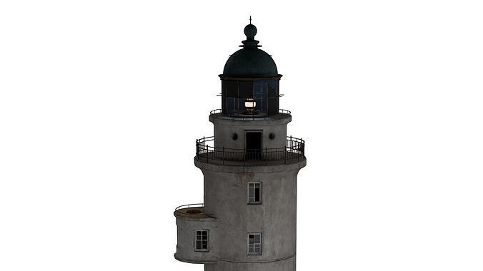 Lighthouse Low-poly 3D model