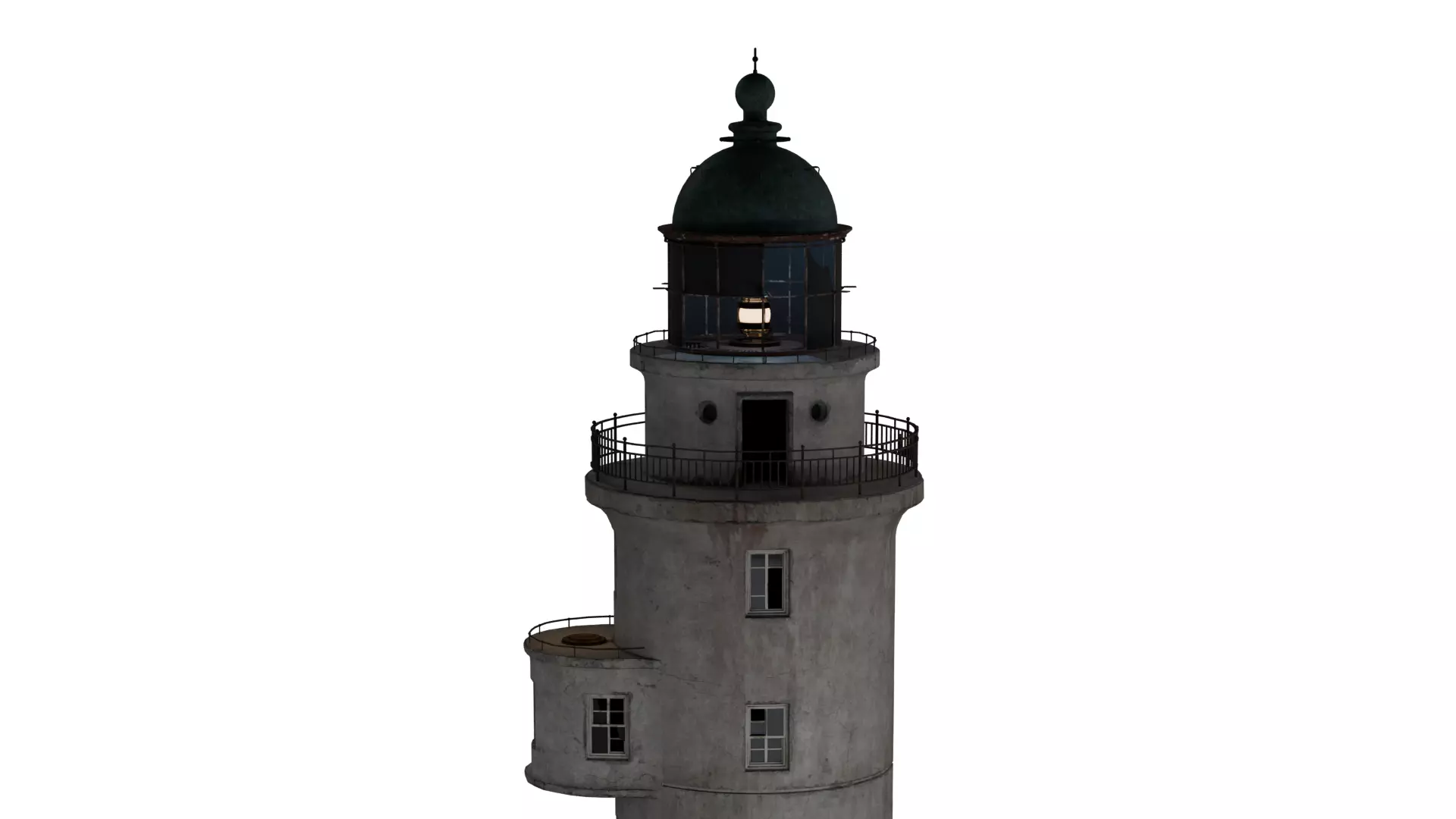 Lighthouse Low-poly 3D model_0