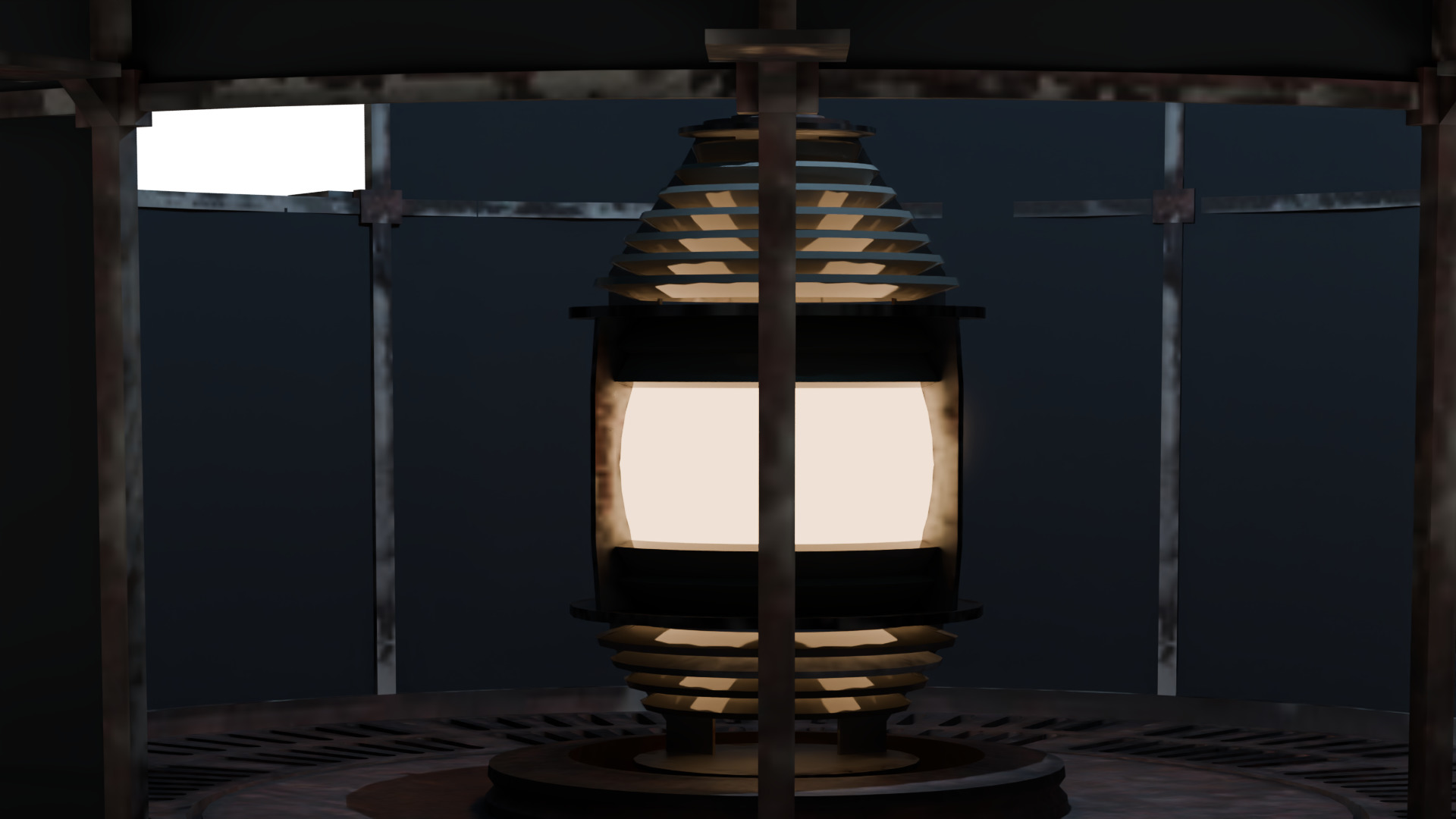 Lighthouse Low-poly 3D model_9