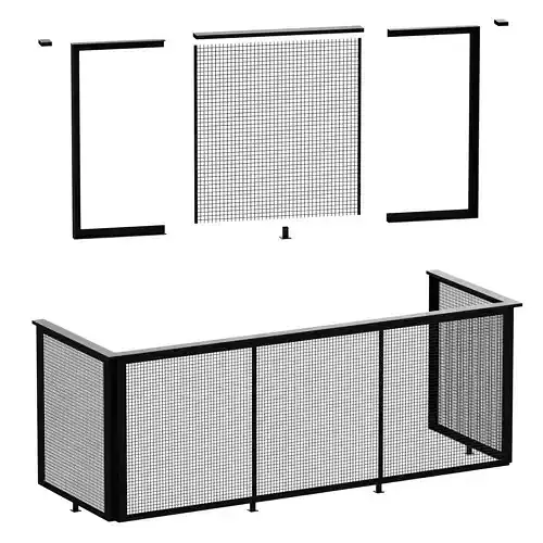 Metal mesh fencing for balcony terrace mesh fence