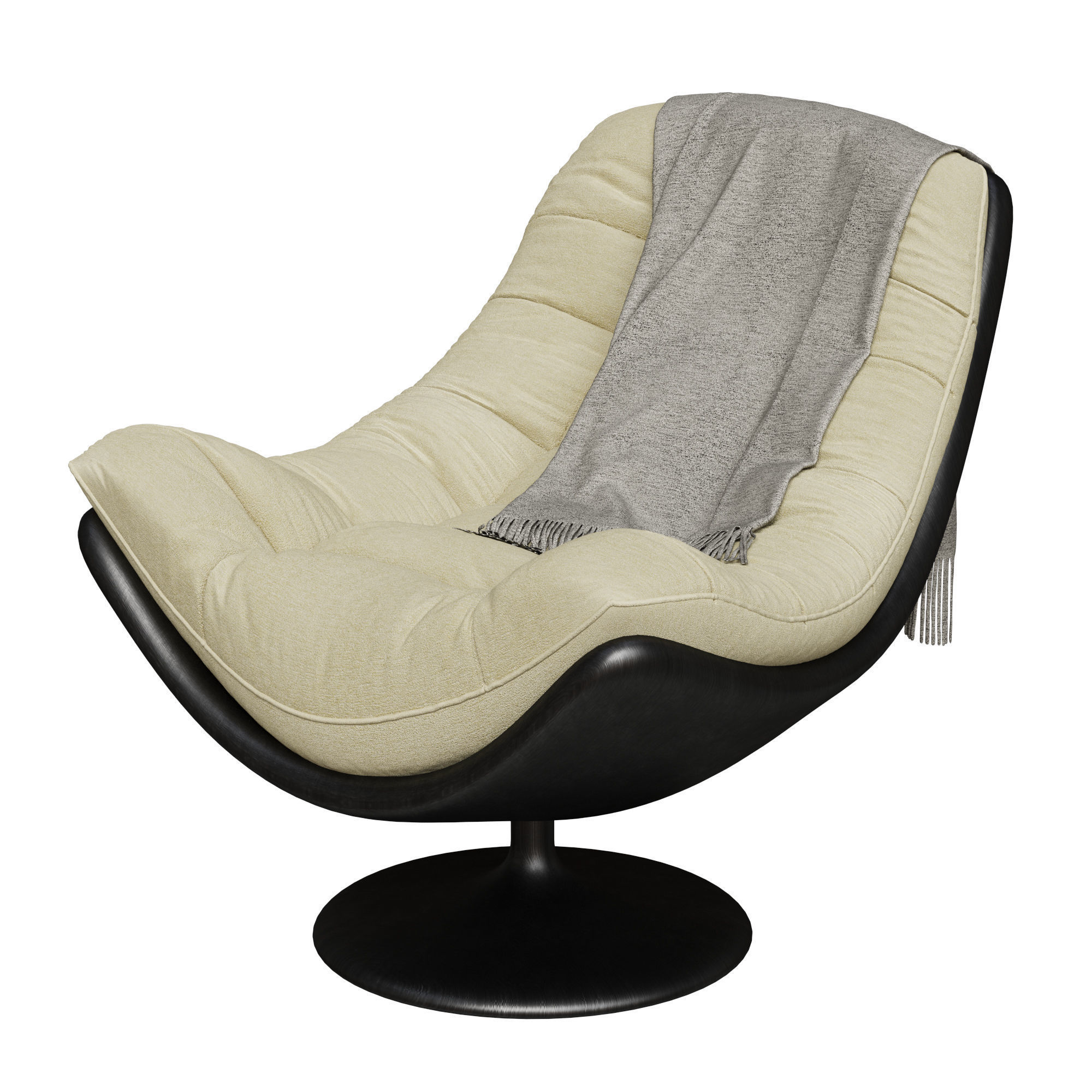 Chaise longue lazy sofa 3D model_1