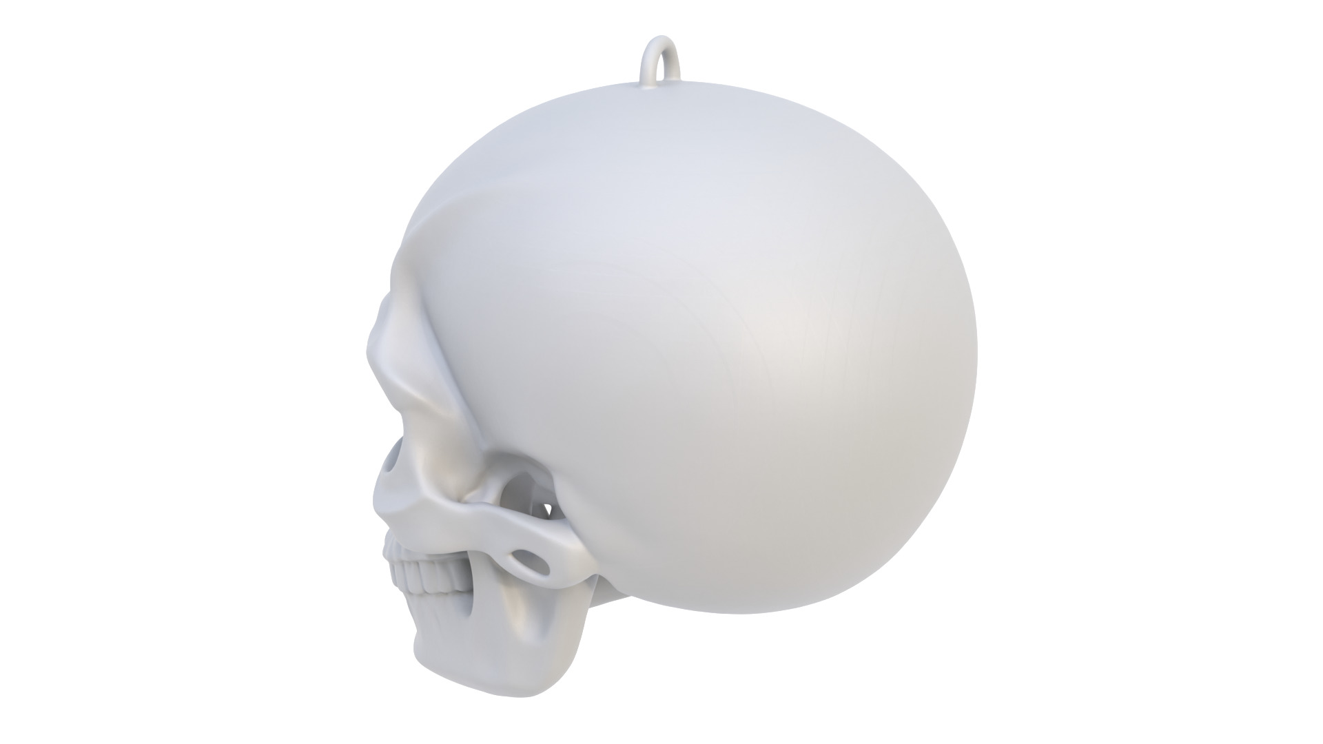 Abstract skull 02 3D model_4