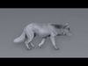 Wolf with Rigging and Animations 3D model_1