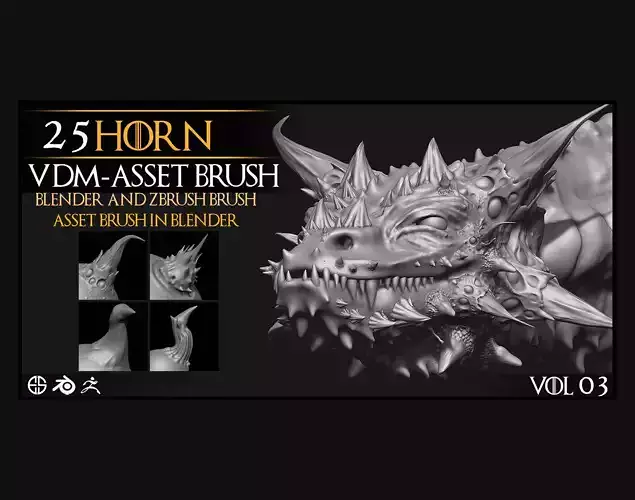 25 Horn-Vdm Brush-Dragon Horn-Vol 03