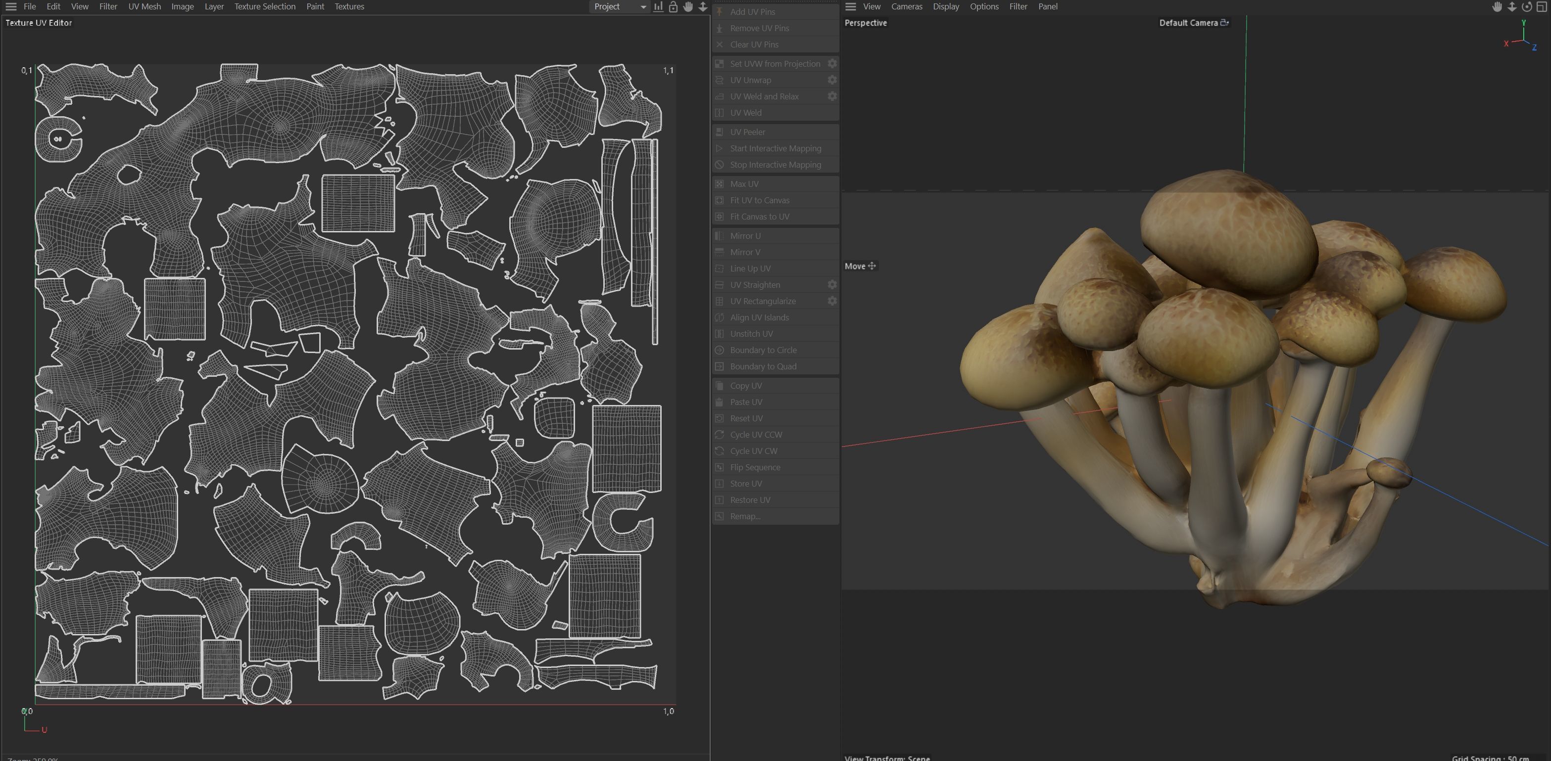 Mushroom 6  Low-poly 3D model_6