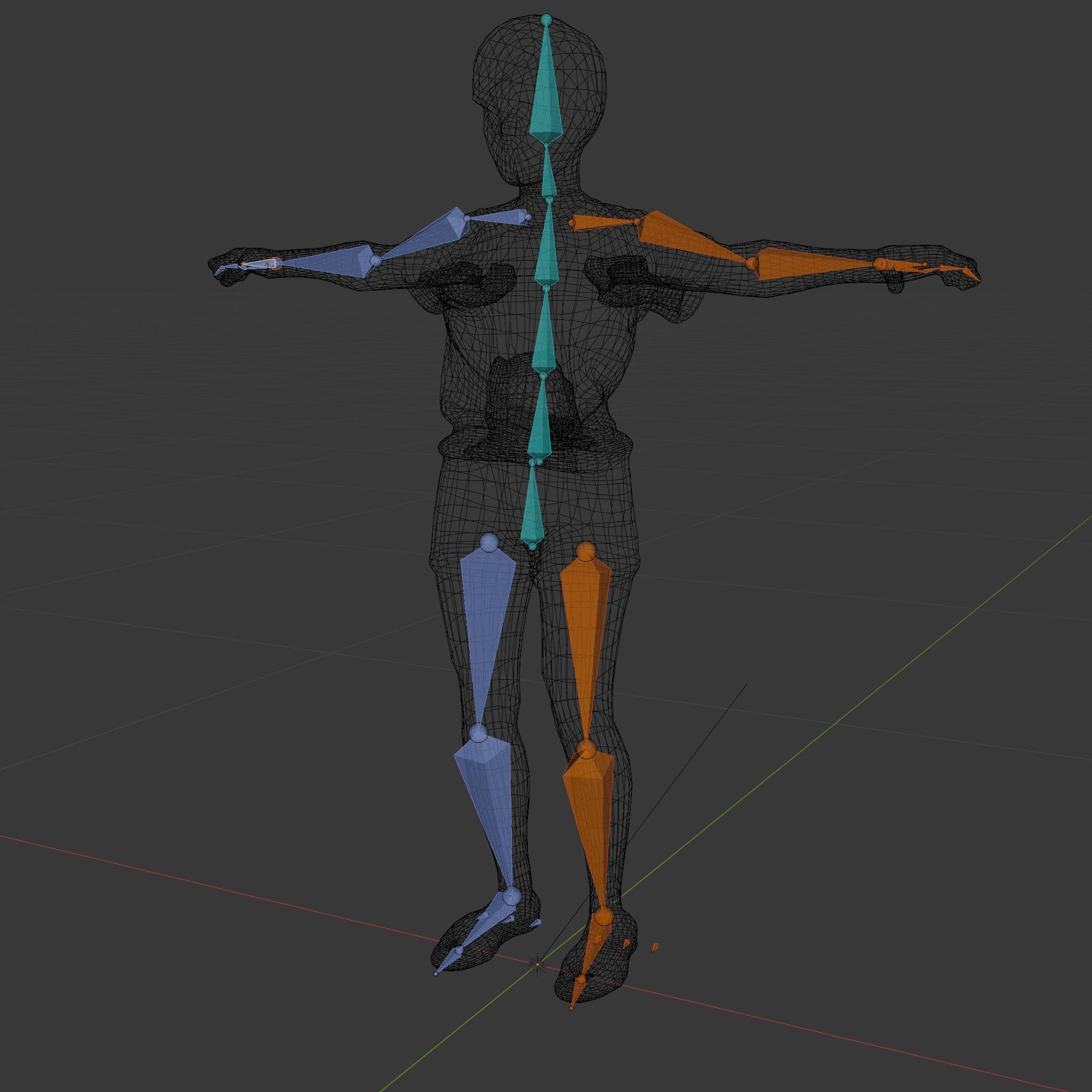 Stylish Shorthaired Female D Character Model Rigged and Animated Low-poly 3D model_6