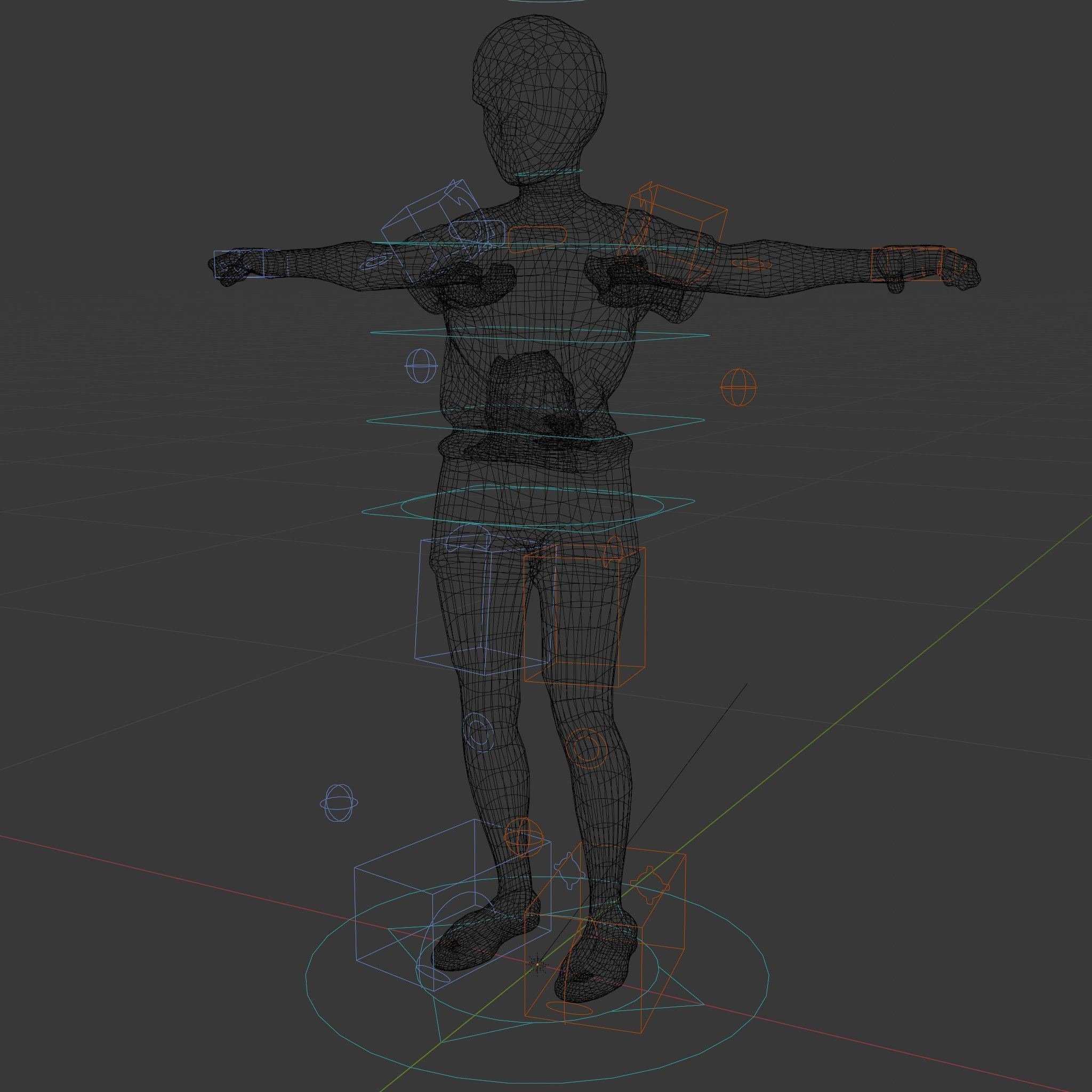 Stylish Shorthaired Female D Character Model Rigged and Animated Low-poly 3D model_5