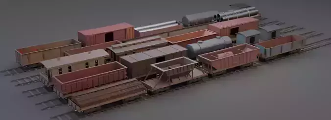 Train Bogie Set
