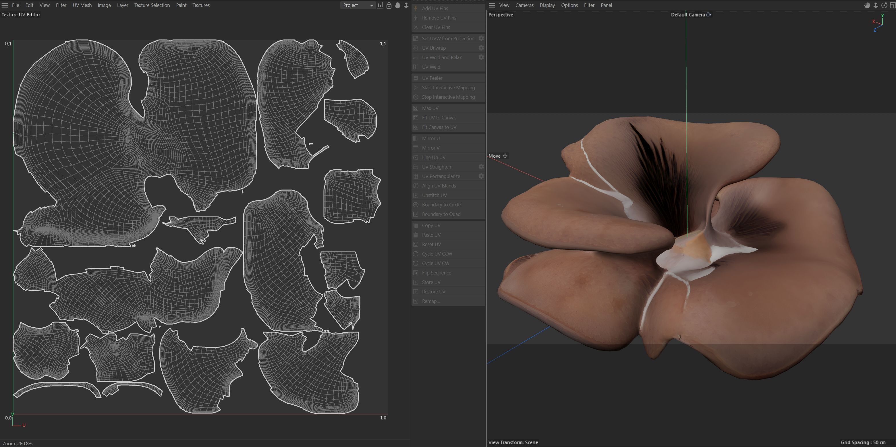 Mushroom 12  Low-poly 3D model_6