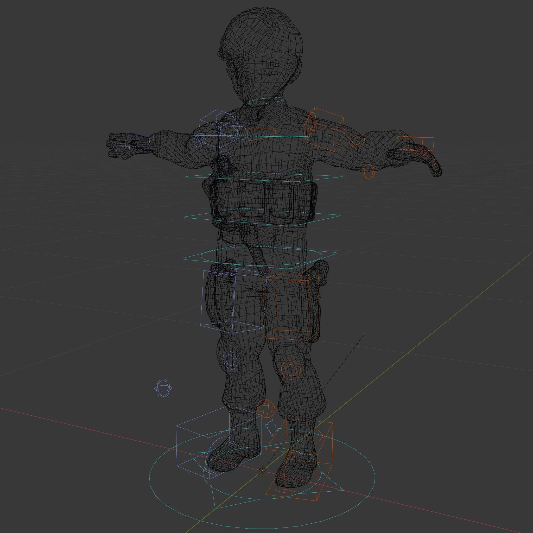 Animated Rigged Tactical Commando Kid Character D Model Low-poly 3D model_5