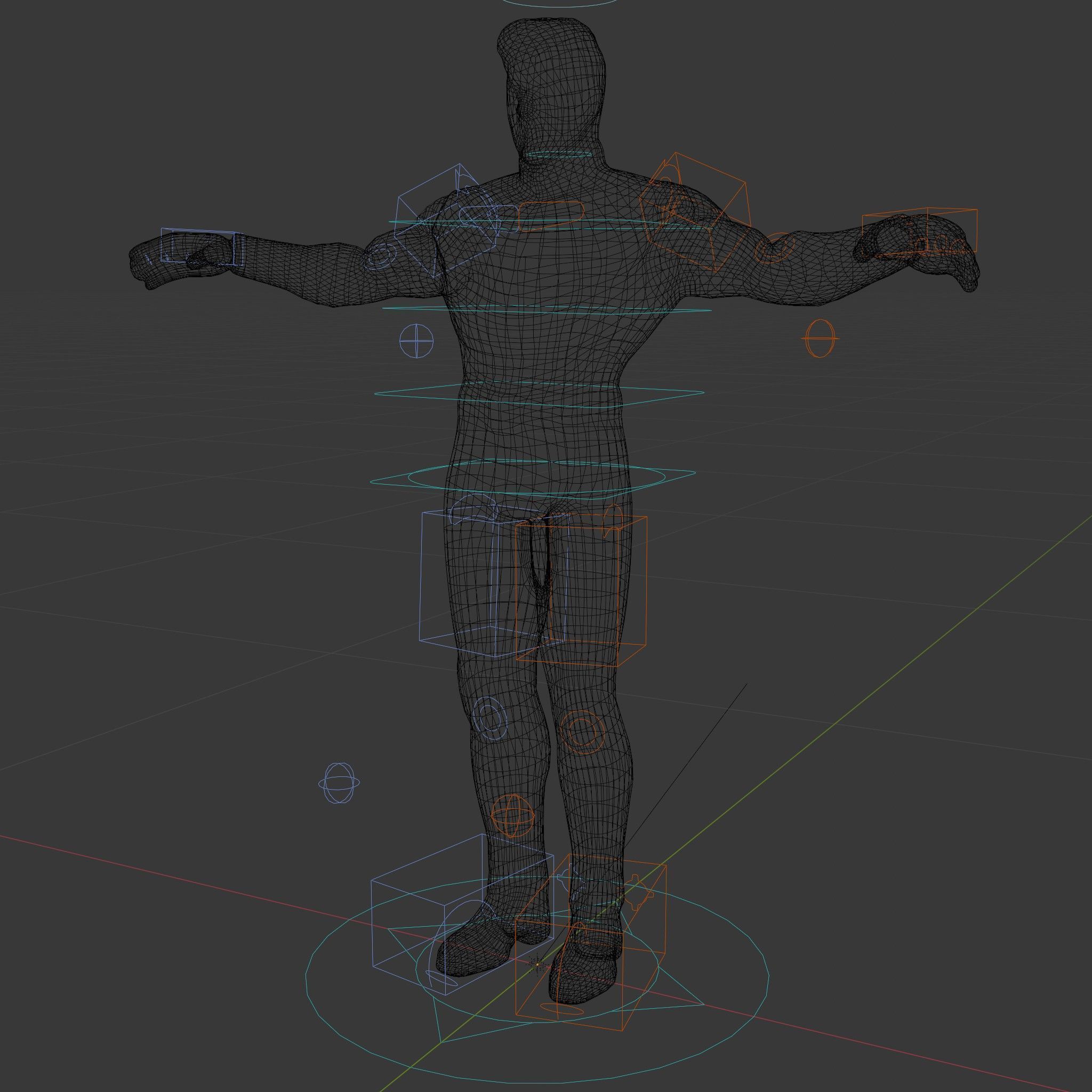 SciFi Officer Rigged and Animated Character Model Low-poly 3D model_5