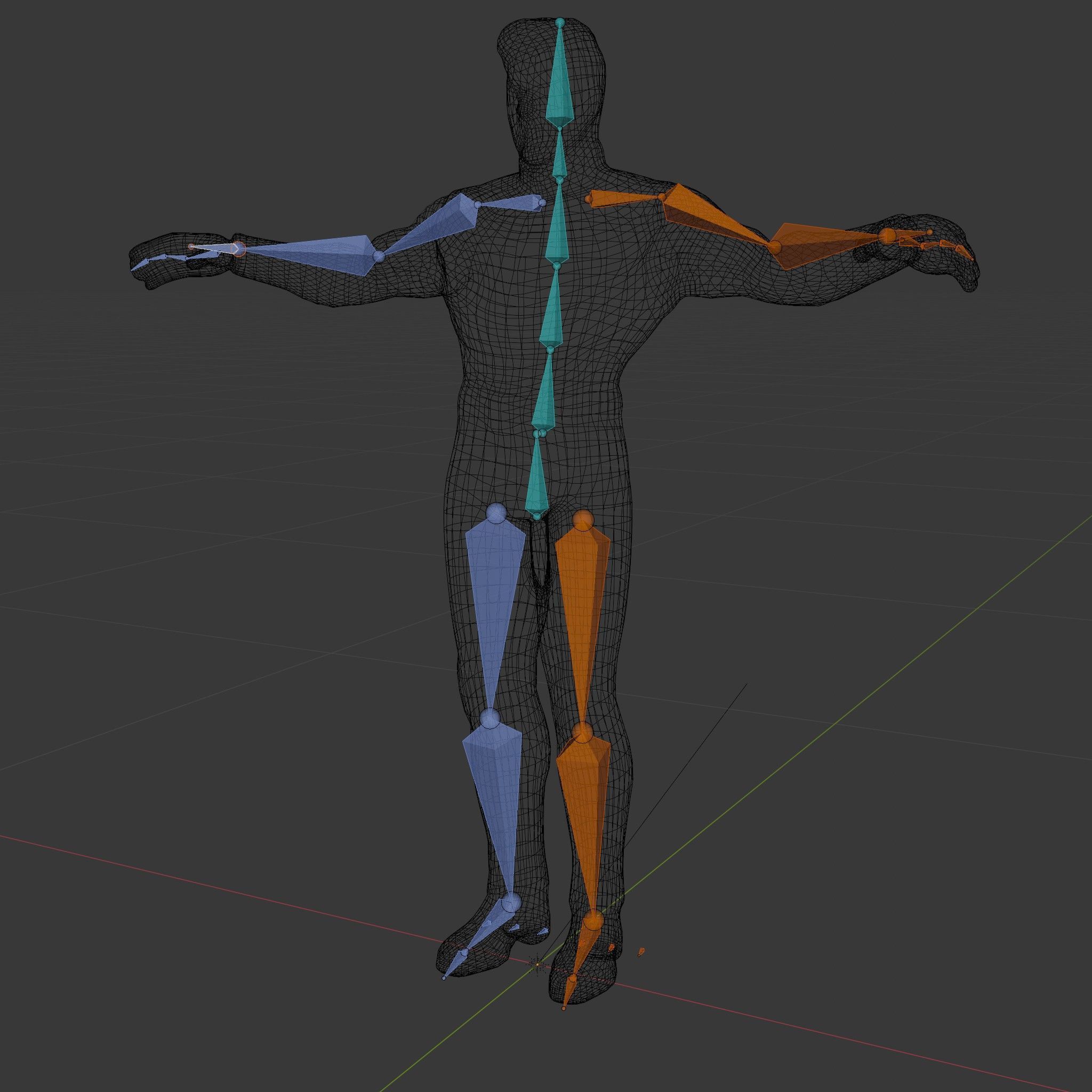 SciFi Officer Rigged and Animated Character Model Low-poly 3D model_6