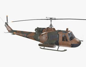 Japan Ground Self-Defense Force UH-1J free 3D model | CGTrader