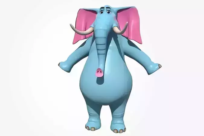 Cartoonish Elephant