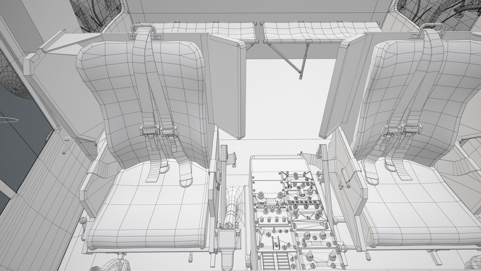 Bell UH-1B JGSDF 2 Complex Animation Low-poly 3D model_31