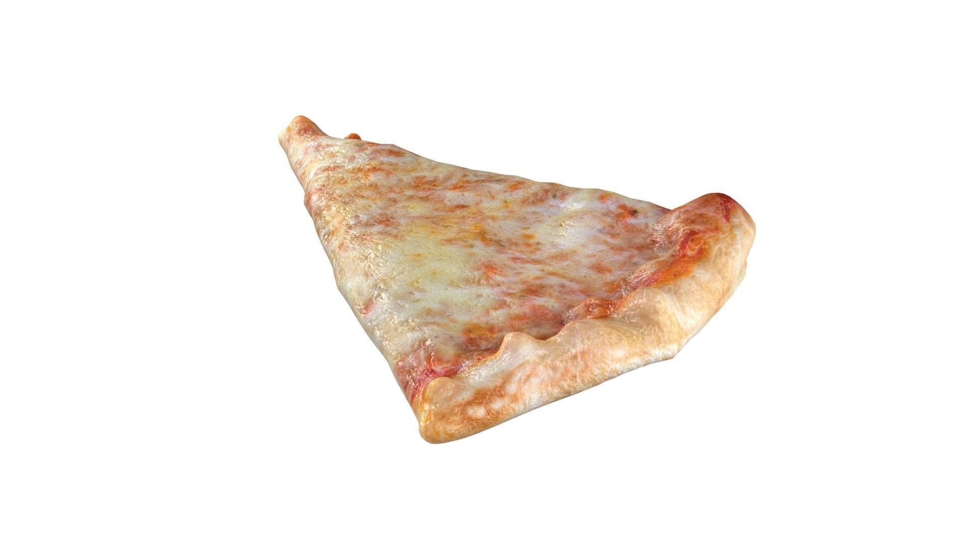 Pizza  slice 1 Low-poly 3D model_4