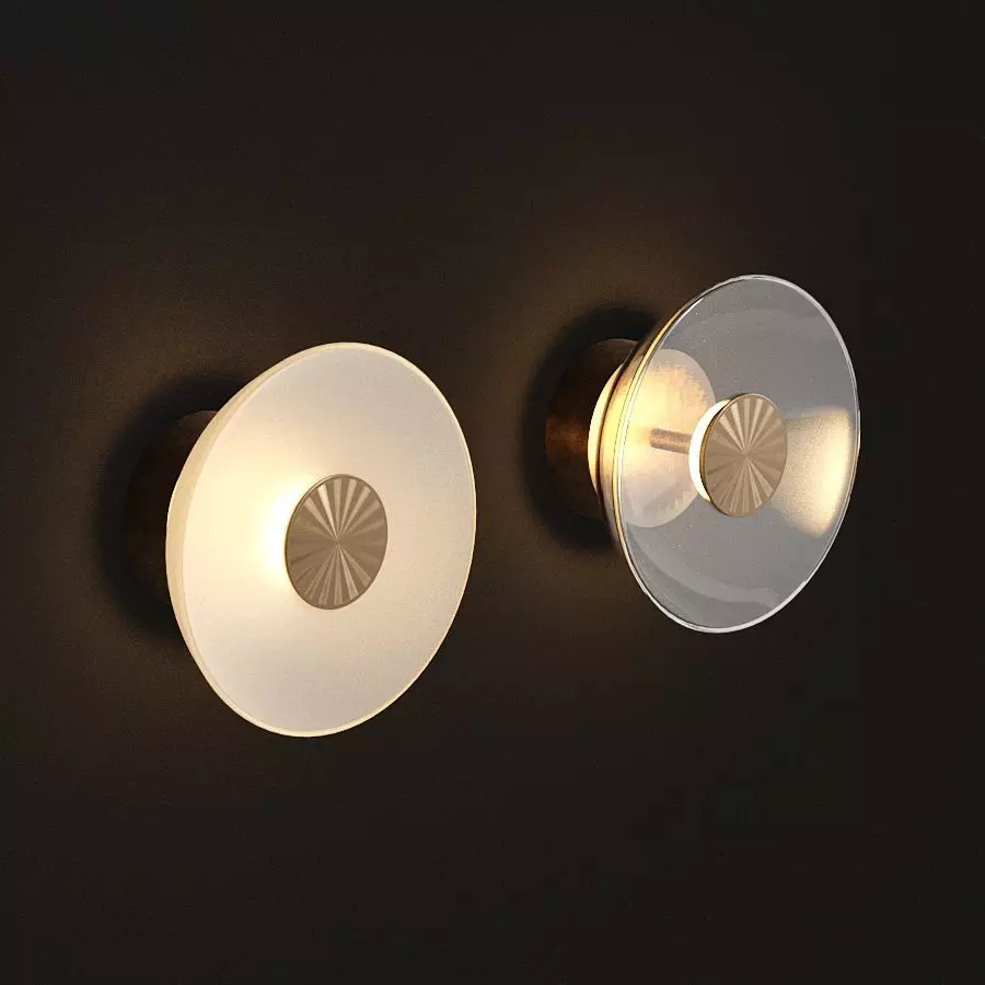 Dome Air Wall Light by Nook Collections 3D model_0