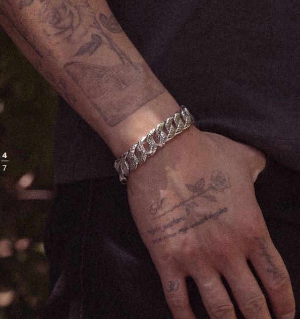 Mens Bracelet Broadside cuban link chain 3D print model_4