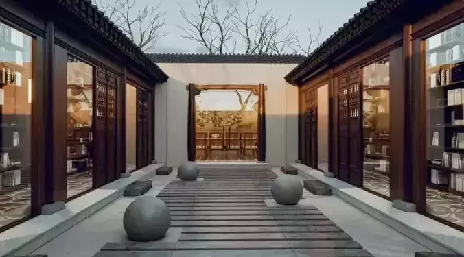 JAPAN GARDEN MODEL 3D model JAPAN GARDEN MODEL 3D model