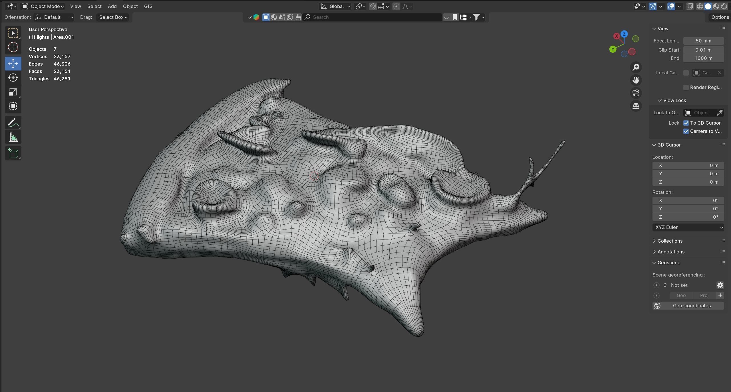 Pizza  slice 10   Low-poly 3D model_7