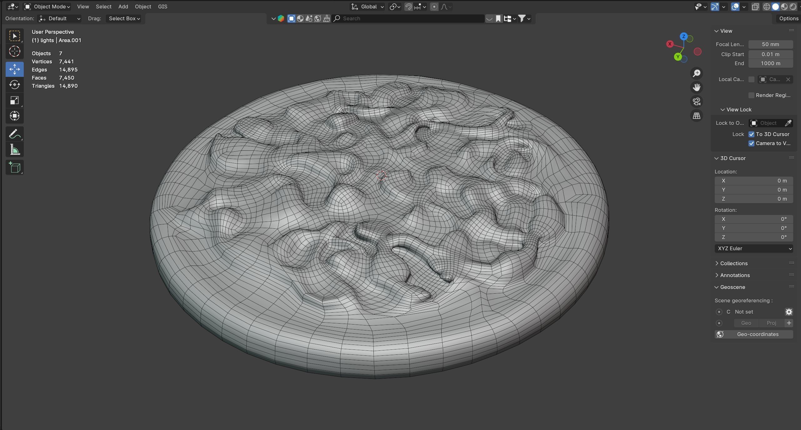 Pizza 11  Low-poly 3D model_8