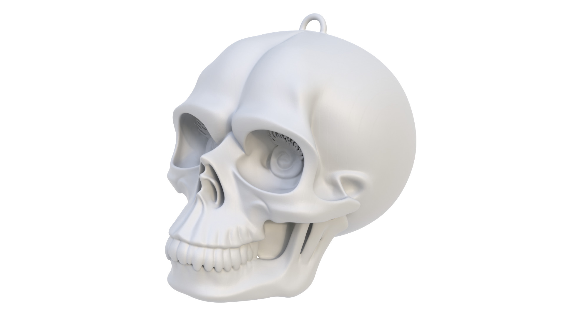 Abstract skull 03 3D model_9