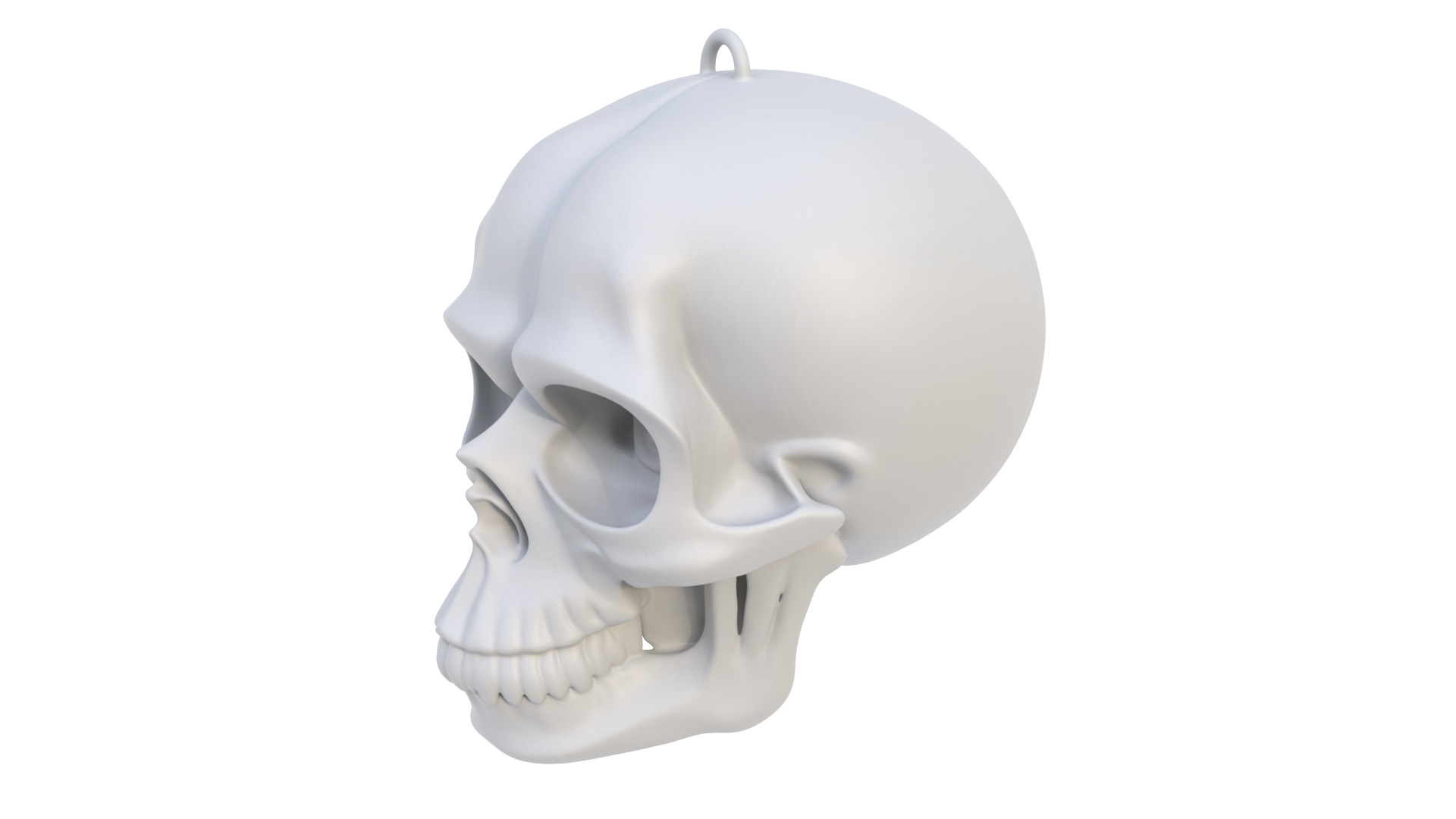 Abstract skull 03 3D model_2