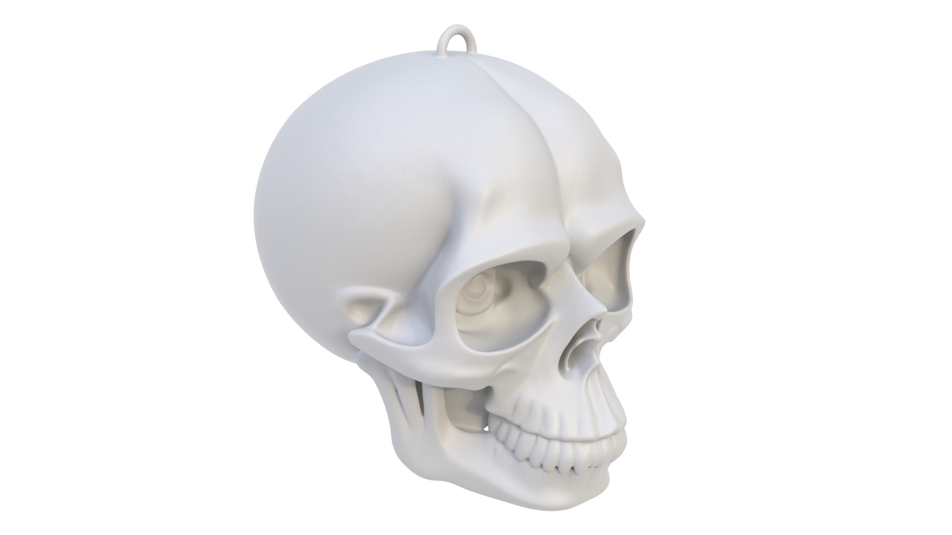 Abstract skull 03 3D model_7