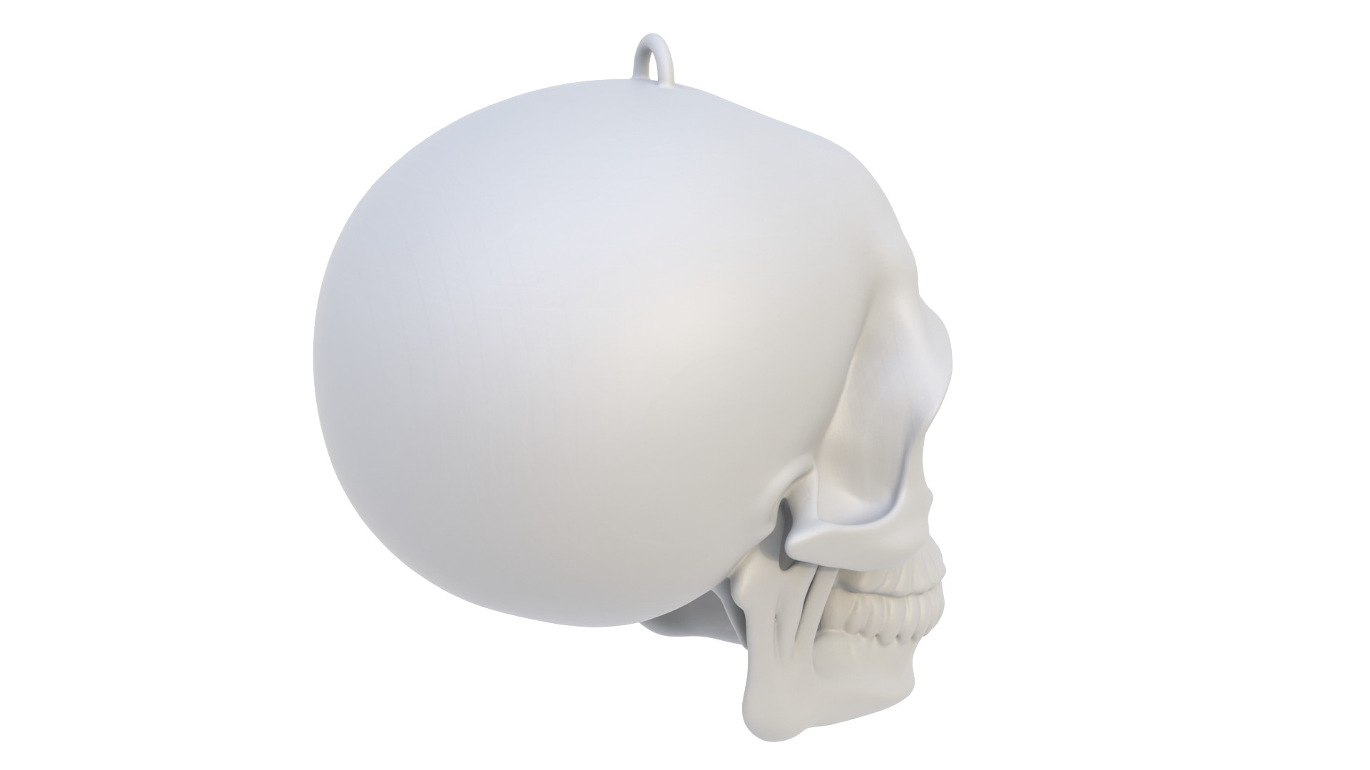 Abstract skull 03 3D model_6