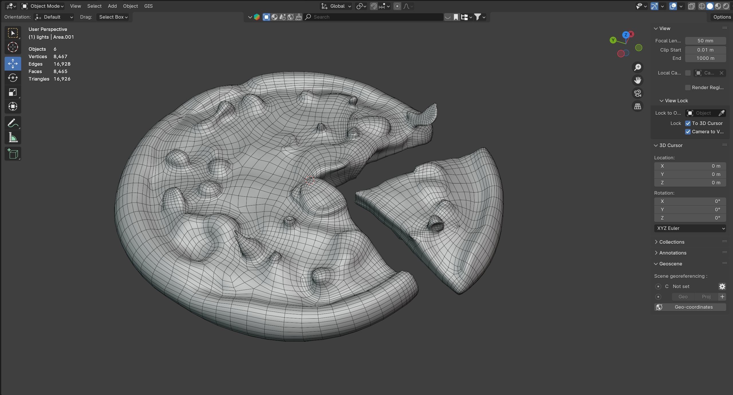 Pizza 16  Low-poly 3D model_8