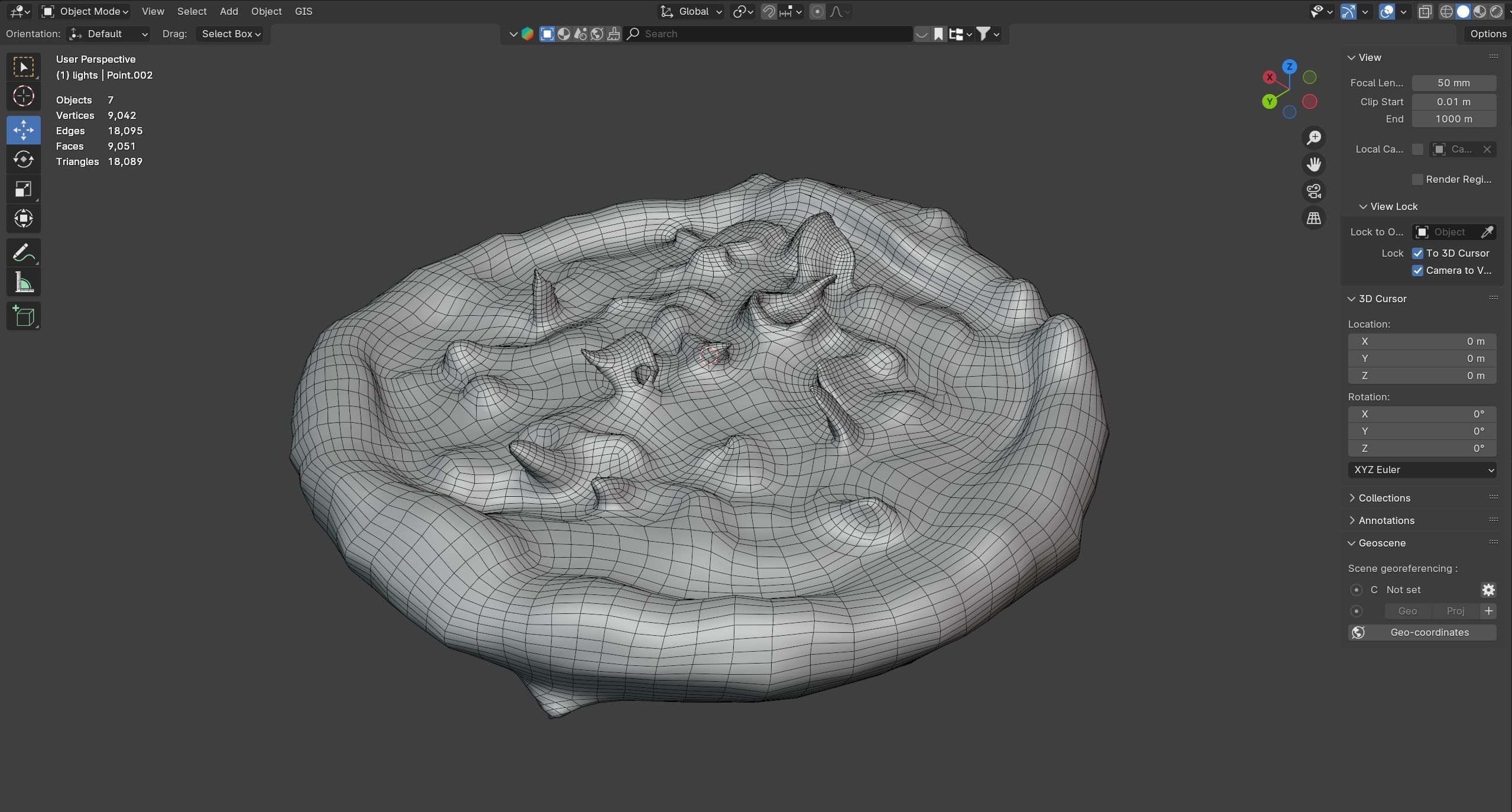 Pizza 19    Low-poly 3D model_8