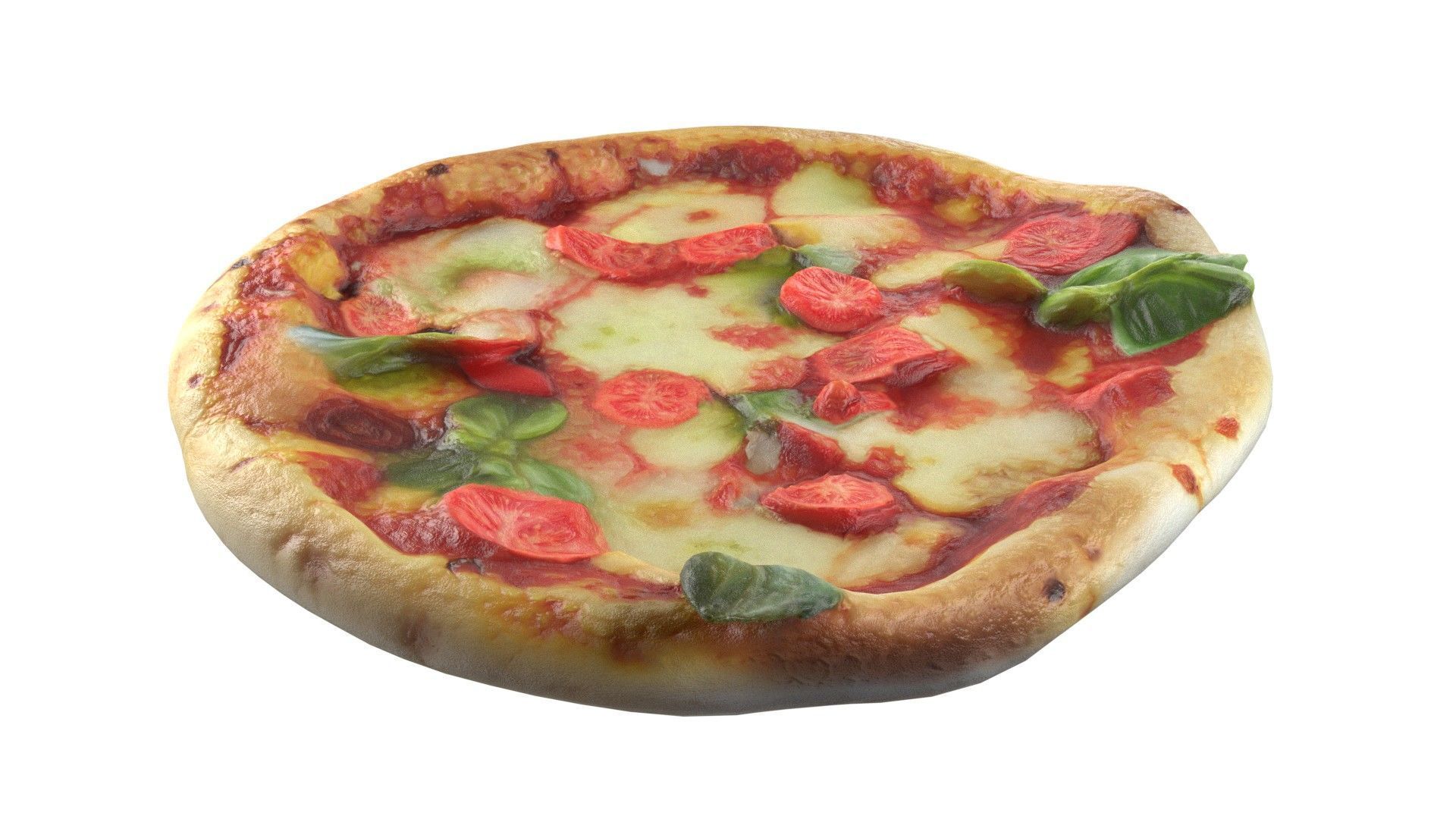 20 Pizza and Slices Collection   Low-poly 3D model_14