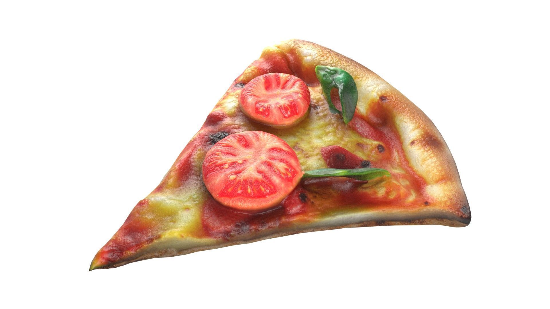 20 Pizza and Slices Collection   Low-poly 3D model_7