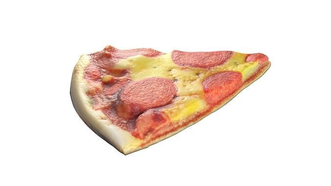 20 Pizza and Slices Collection   Low-poly 3D model 6