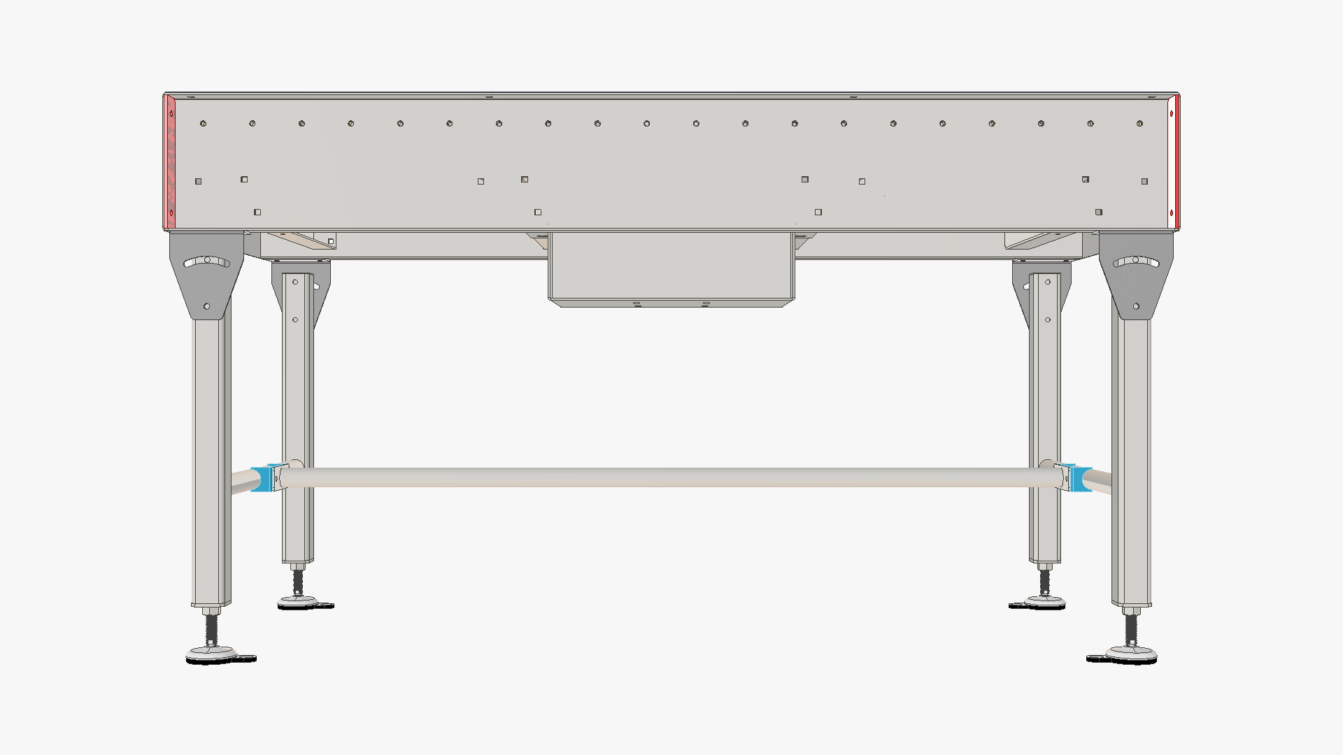 Roller Conveyor 01 Low-poly 3D model_5