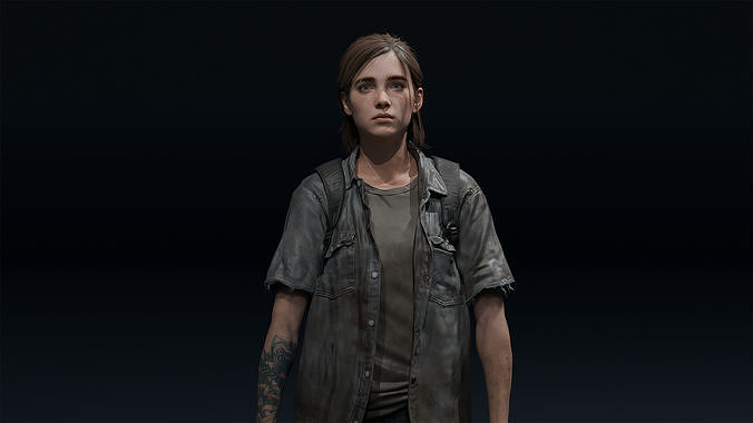 The Last of Us Part II Ellie 3D model